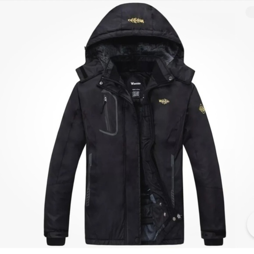 Wantdo Women’s Mountain Ski Jacket Hooded,fleeced, Wind/waterproof Size M